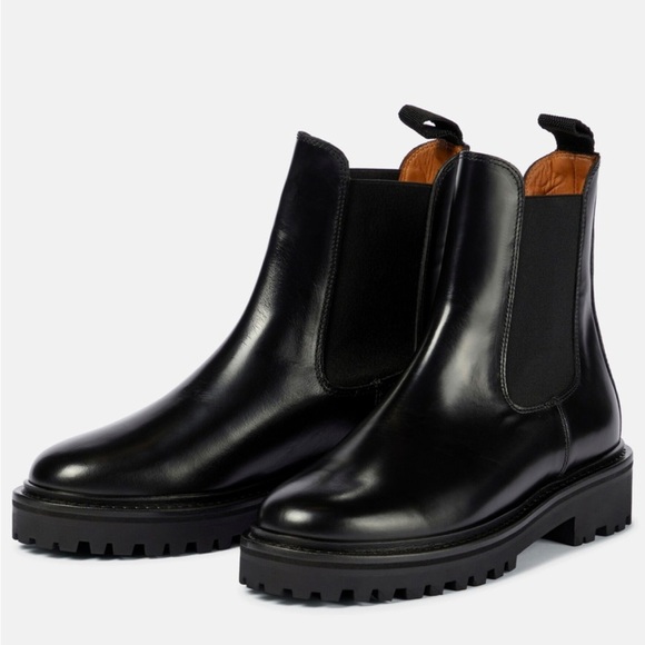 NIB Isabel Marant - Castay leather Chelsea boots Black - Picture 3 of 11